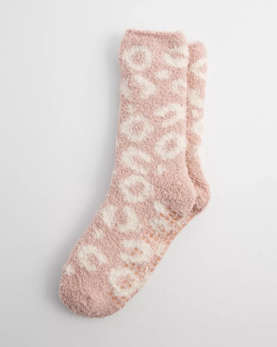 Chico's Animal Print Furry Socks