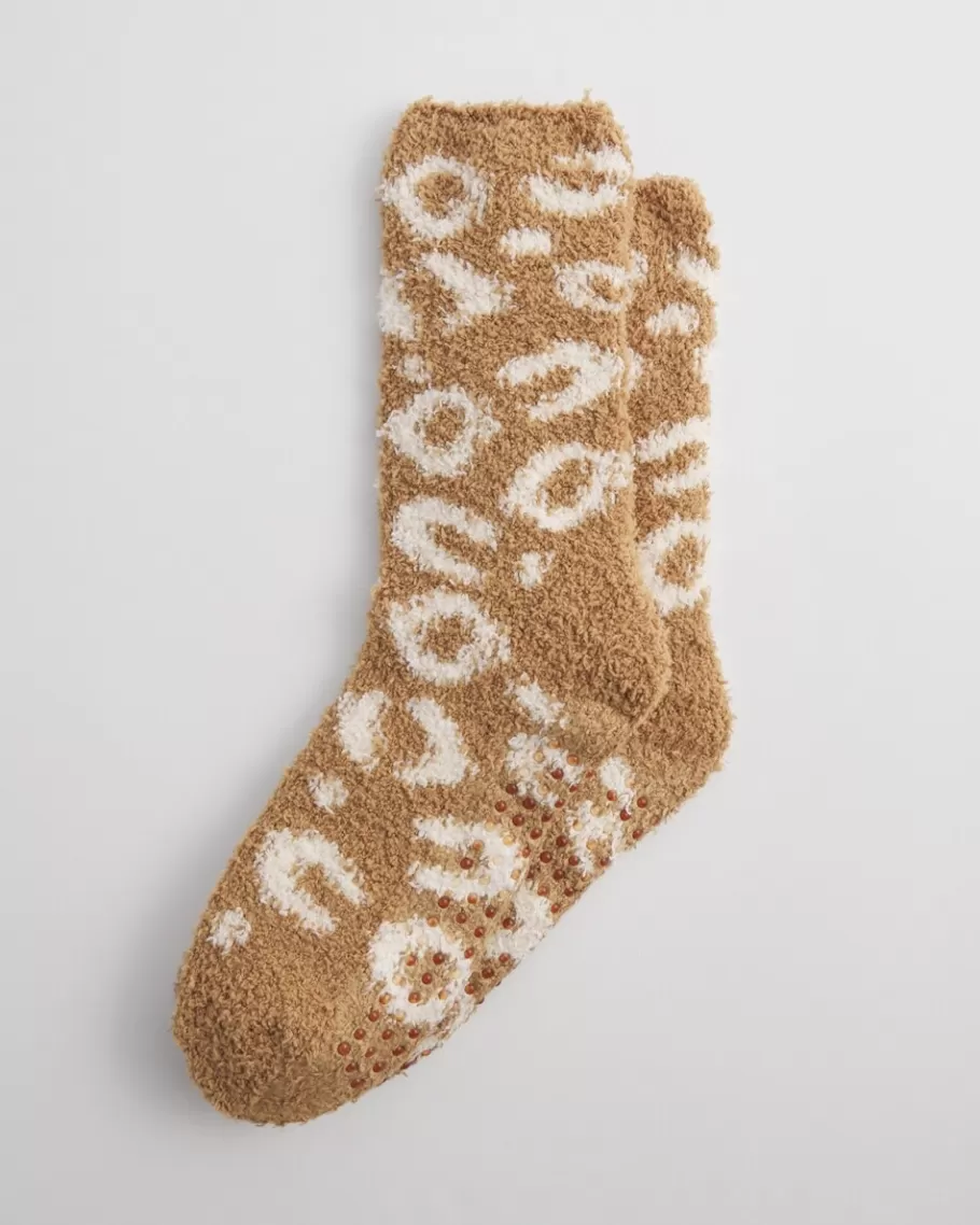 Chico's Animal Print Furry Socks