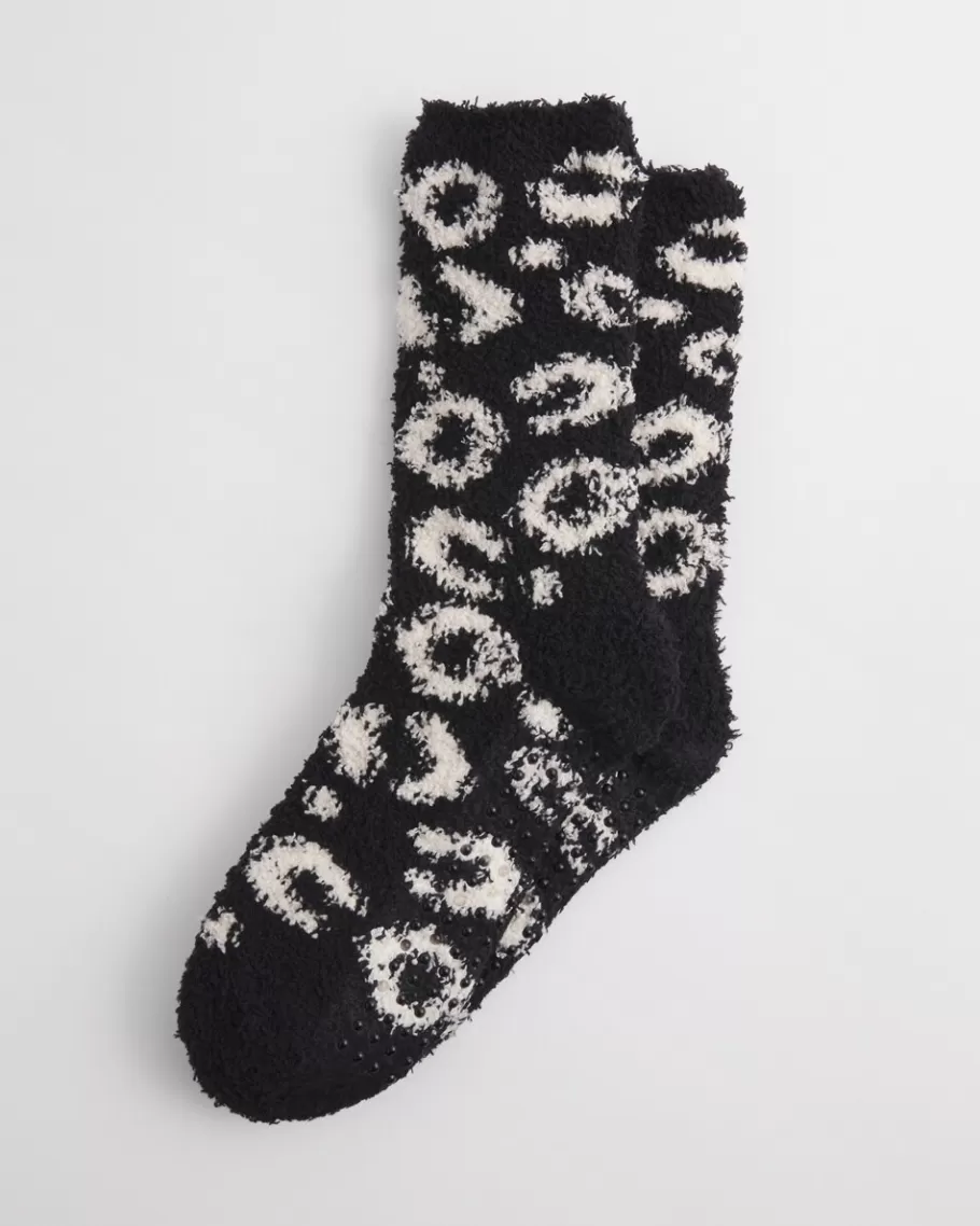 Chico's Animal Print Furry Socks