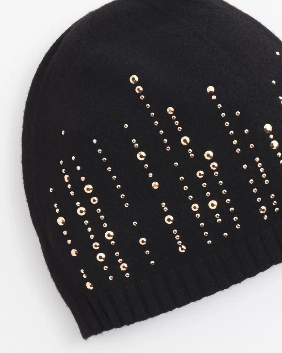 Chico's Embellished Knit Hat