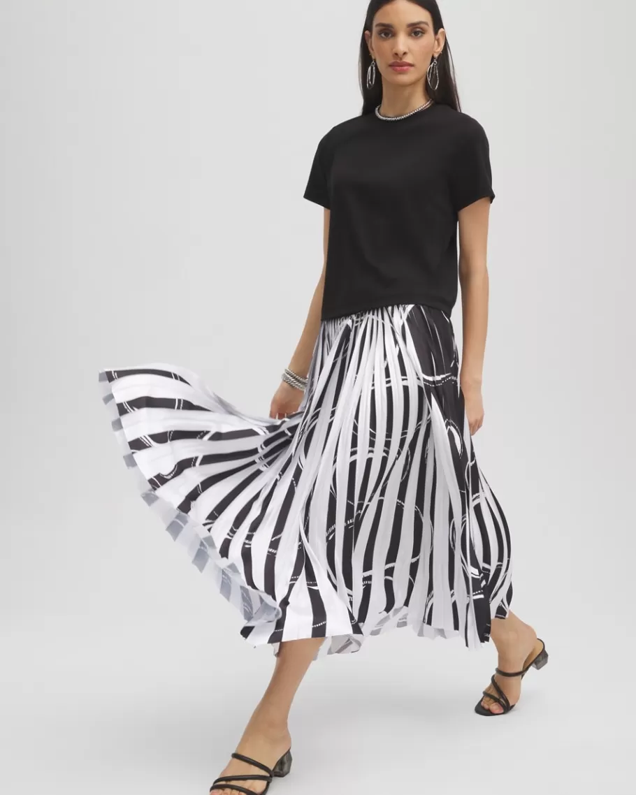 Chico's Black Label™ Bubbles Pleated Skirt