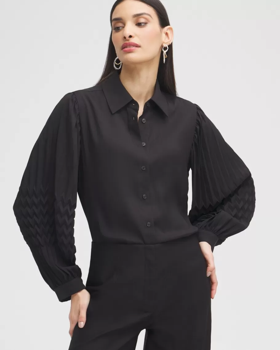 Chico's Label™ Pleated Blouse