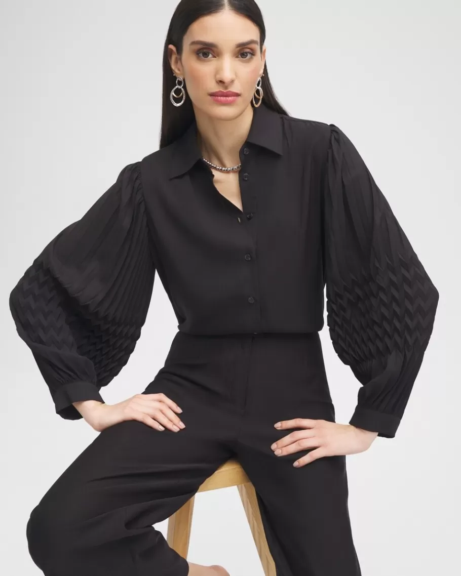 Chico's Label™ Pleated Blouse