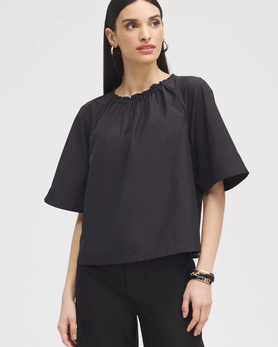 Chico's Label™ Smock Neck Blouse