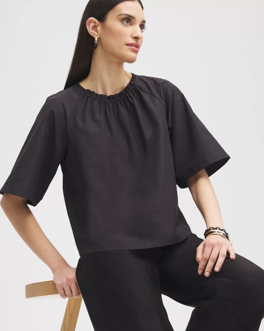 Chico's Label™ Smock Neck Blouse