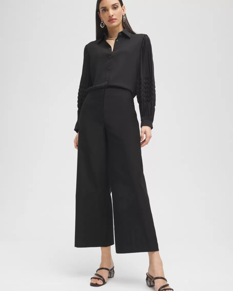 Chico's Black Label™ Wide Leg Cropped Pants