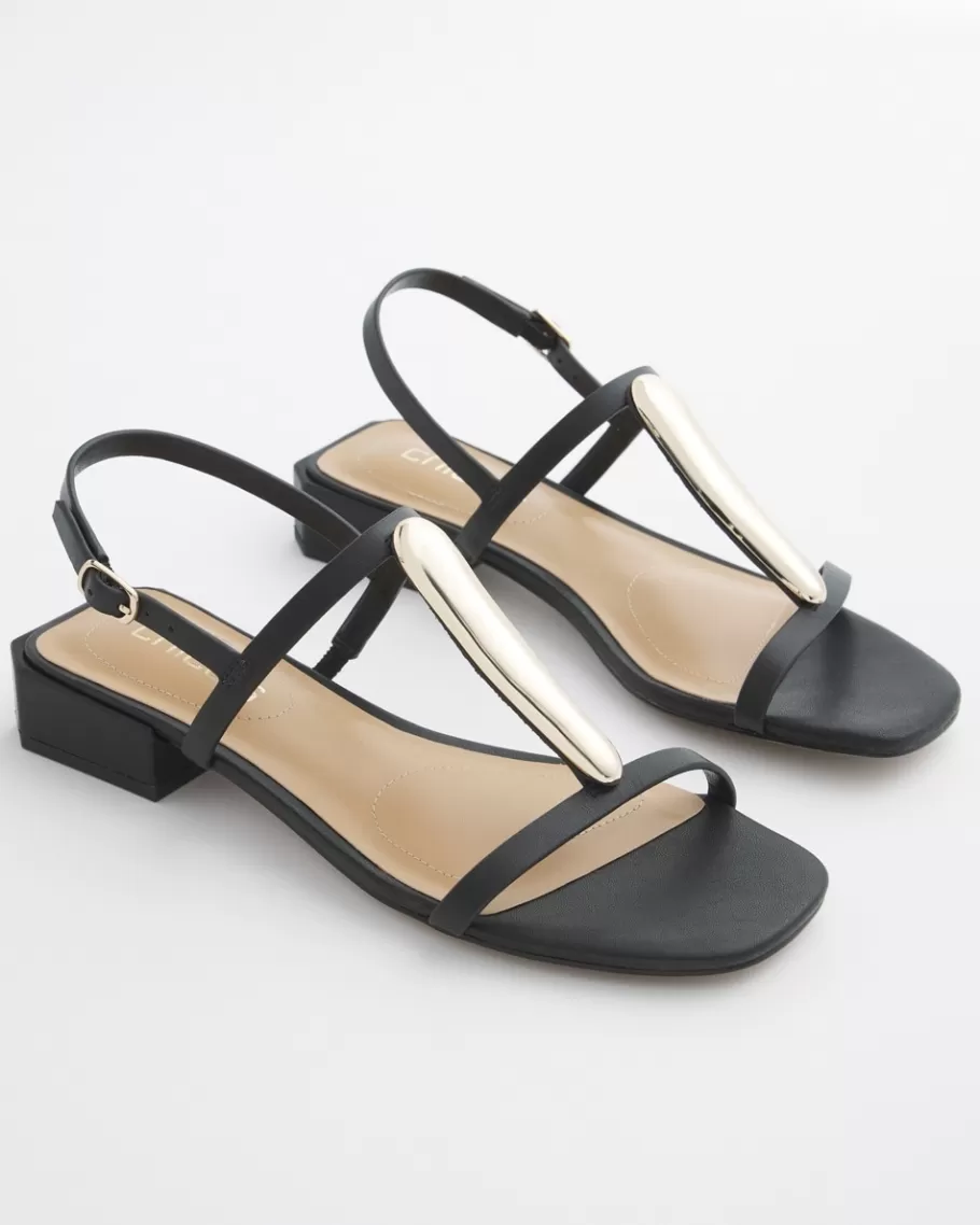 Chico's T-Strap Sandals