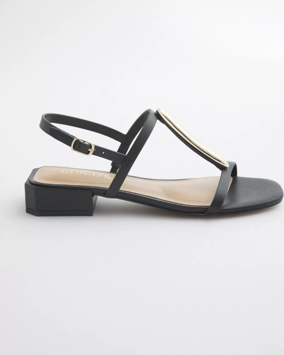 Chico's T-Strap Sandals