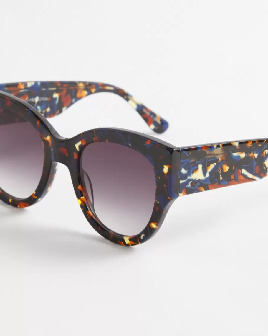 Chico's Faux Tort Cateye Sunglasses