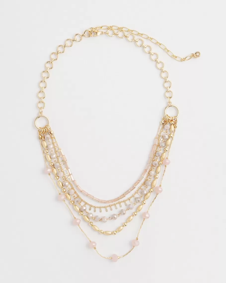 Chico's Blush Multistrand Necklace