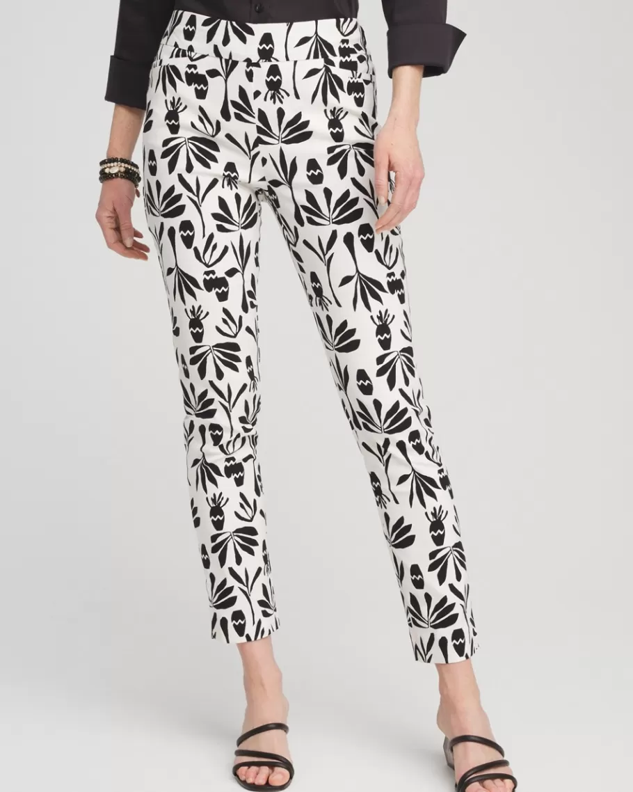 Chico's Brigitte Artisan Print Ankle Pants