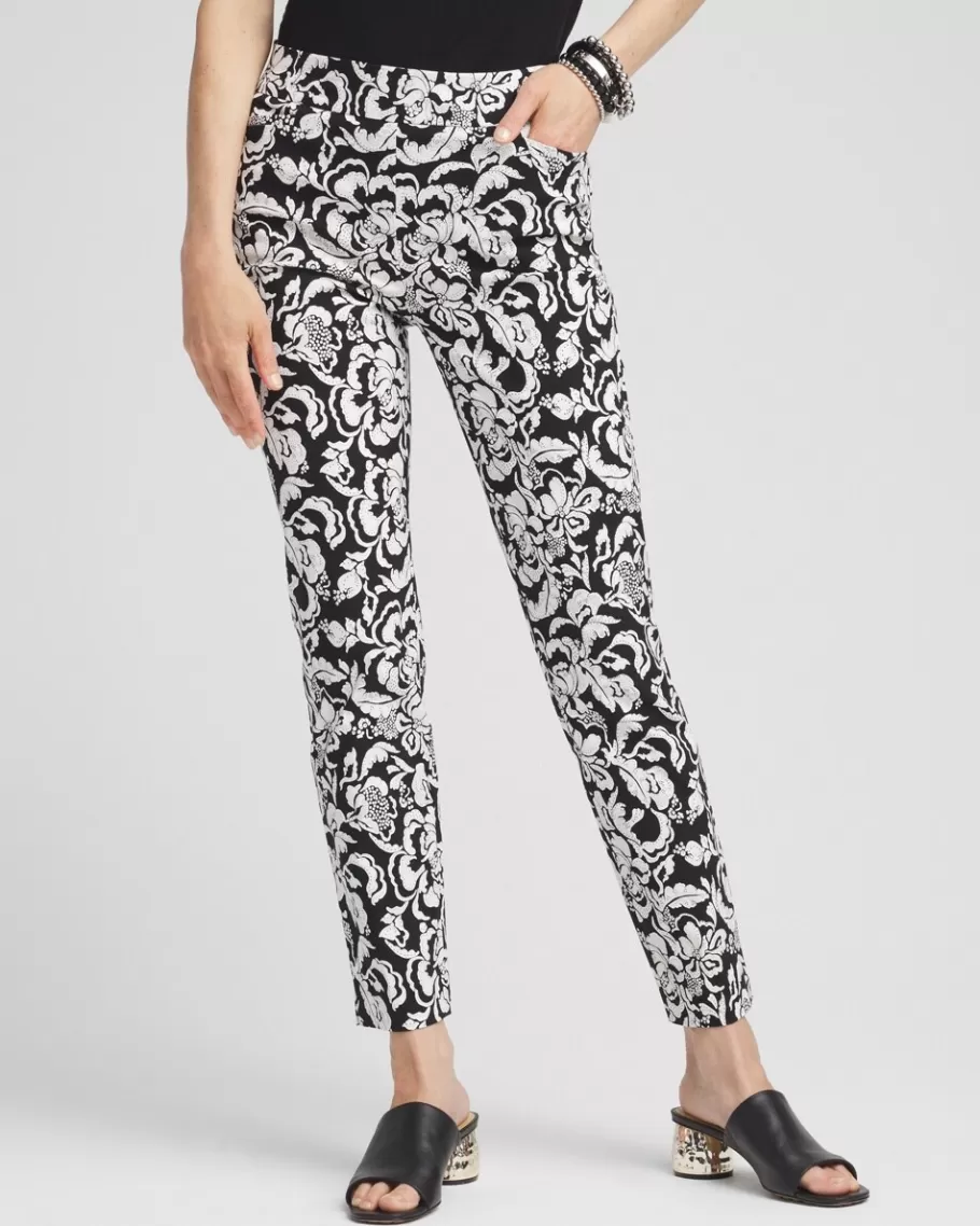 Chico's Brigitte Bouquet Ankle Pants