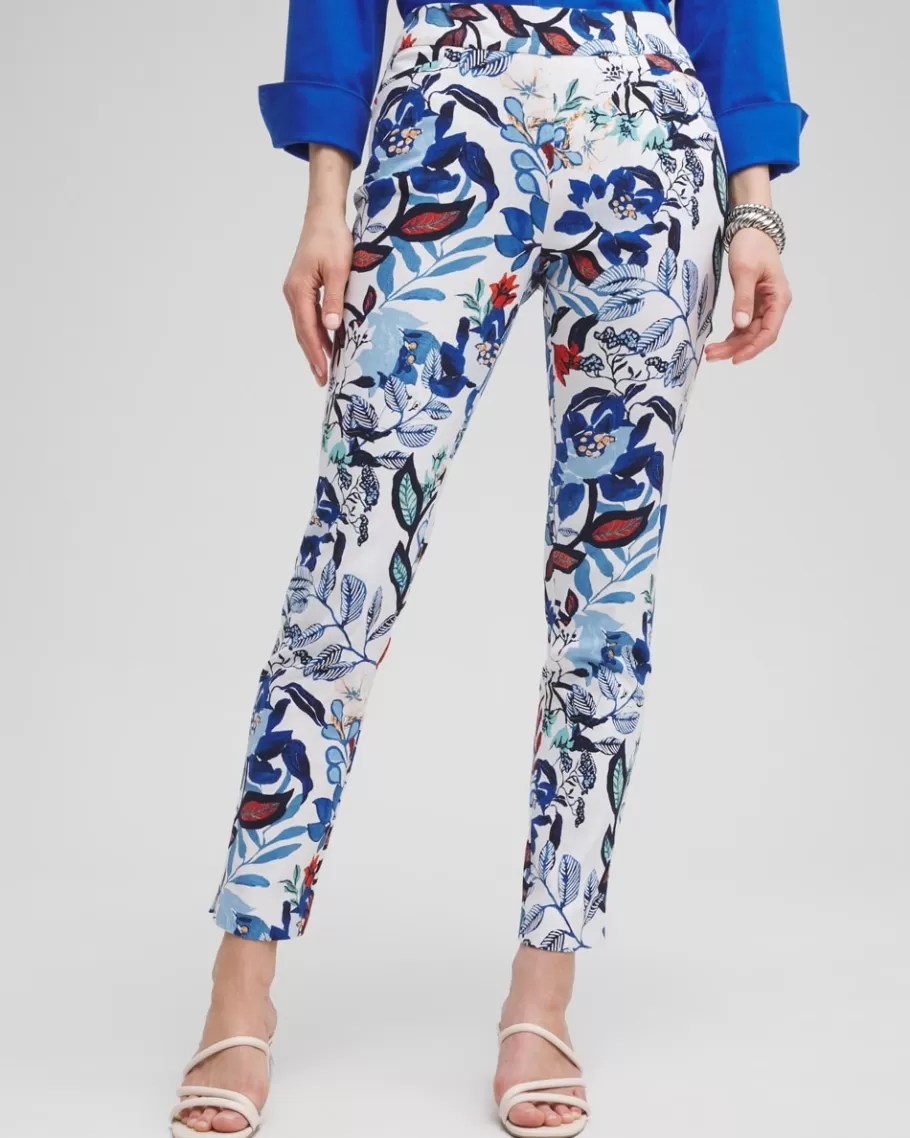 Chico's Brigitte Cool Floral Ankle Pants