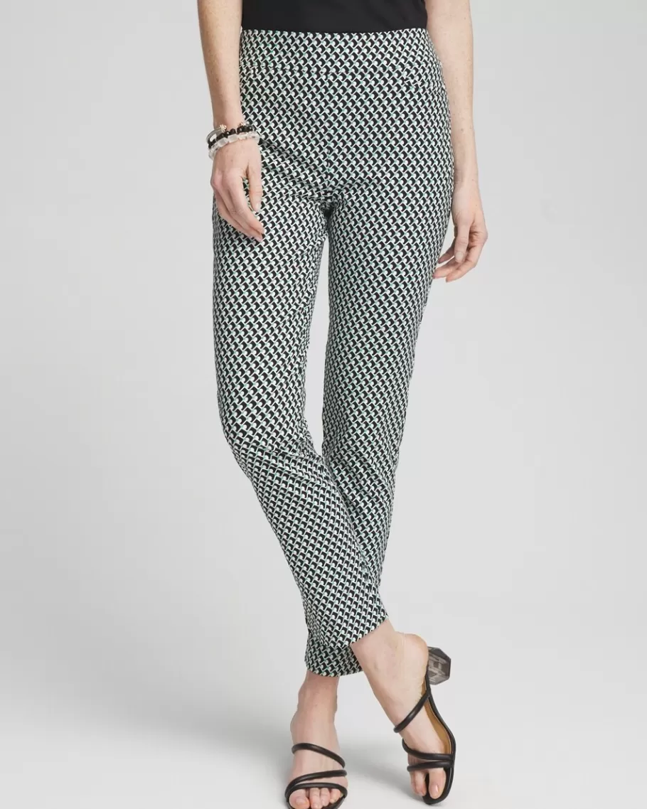 Chico's Brigitte Dot Grid Ankle Pants