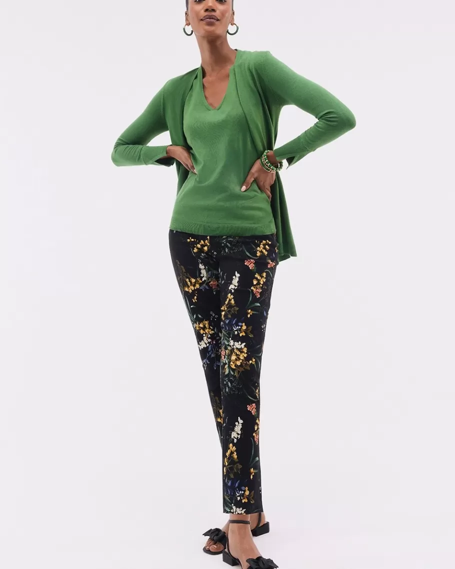 Chico's Brigitte Floral Ankle Pants