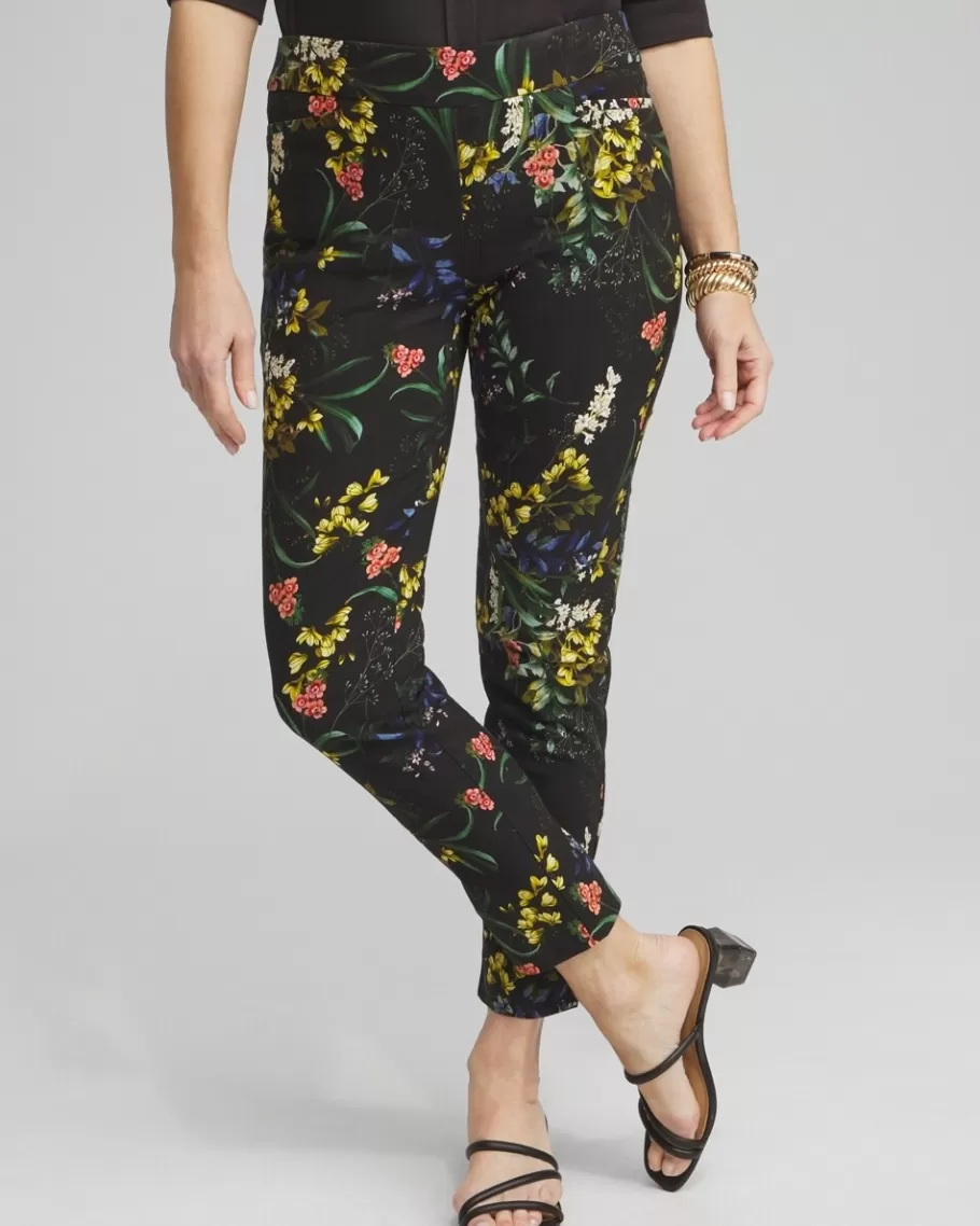 Chico's Brigitte Floral Ankle Pants