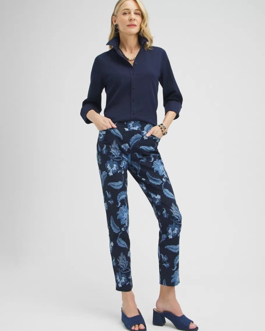 Chico's Brigitte Floral Ankle Pants