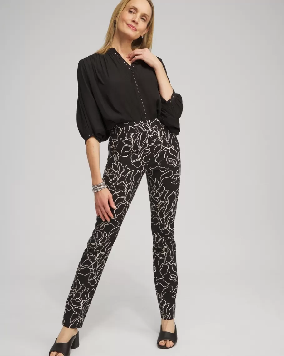 Chico's Brigitte Floral Print Pants