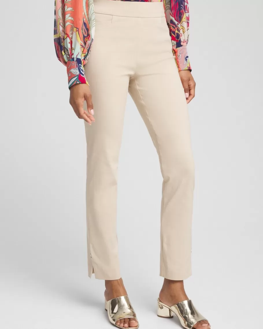 Chico's Brigitte Rivet Slit Ankle Pants