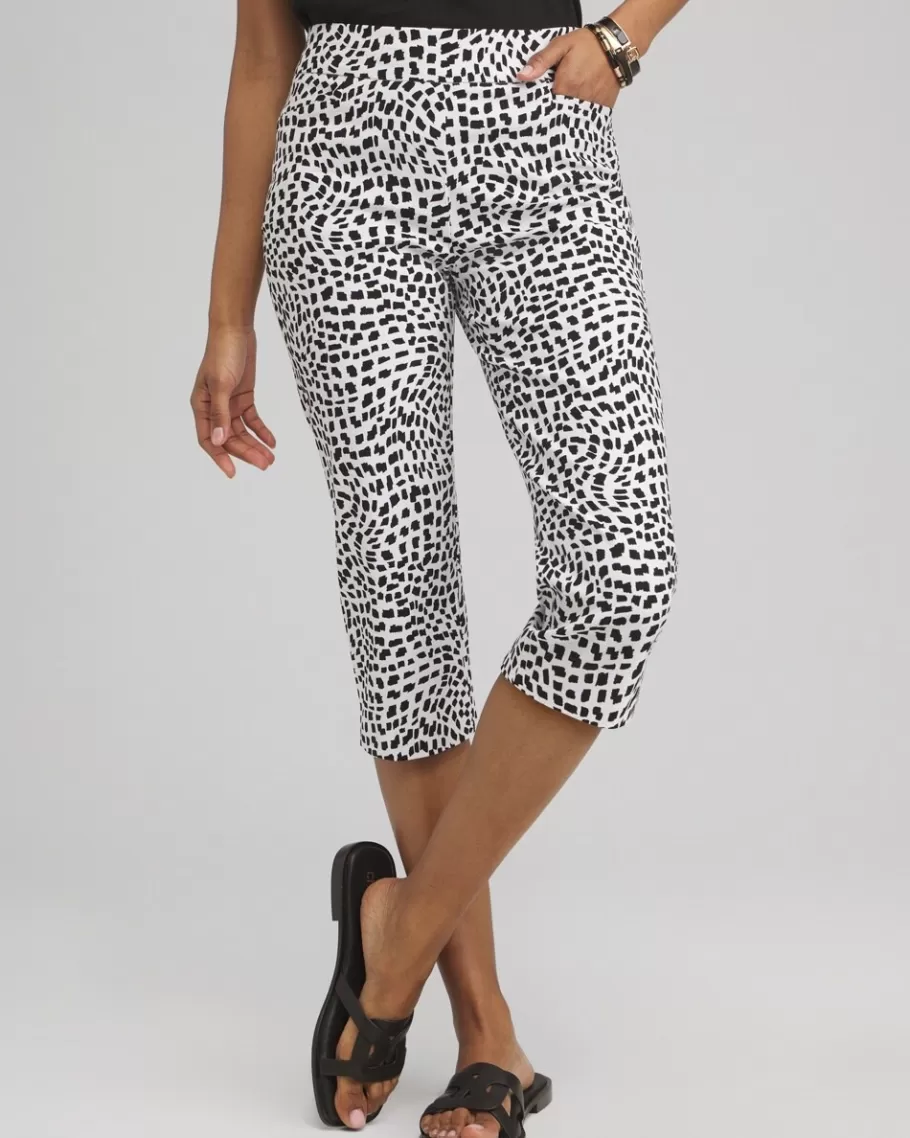 Chico's Brigitte Square Print Capris