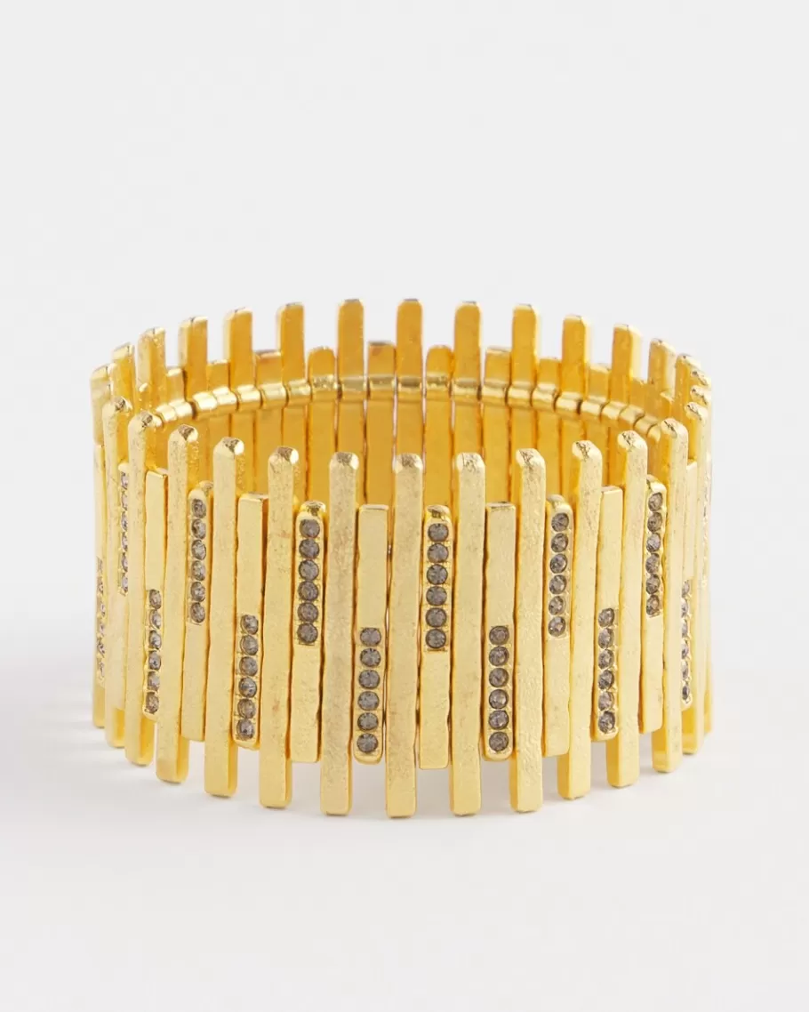 Chico's Brushed Tone Stretch Bracelet