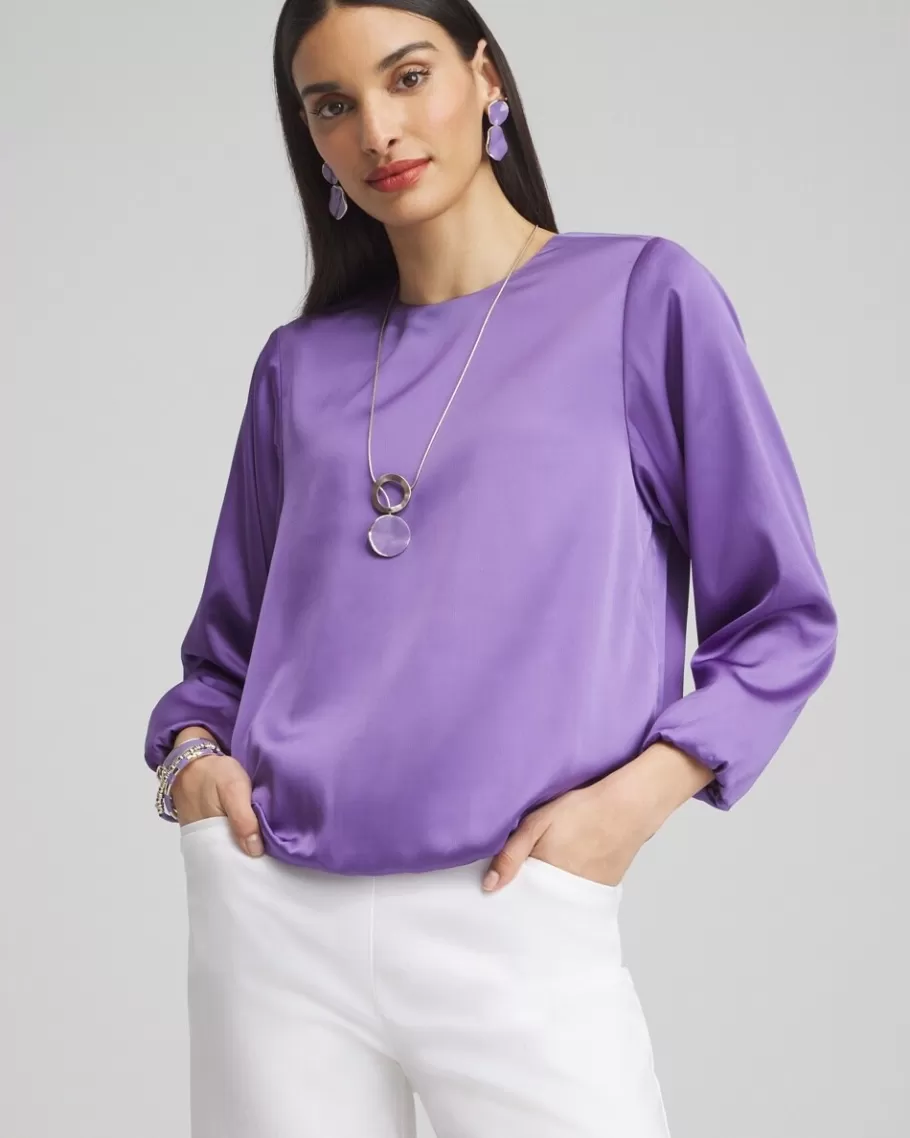 Chico's Bubble Hem Top