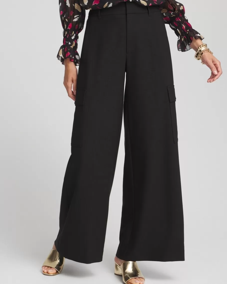 Chico's Cargo Wide Leg Pants