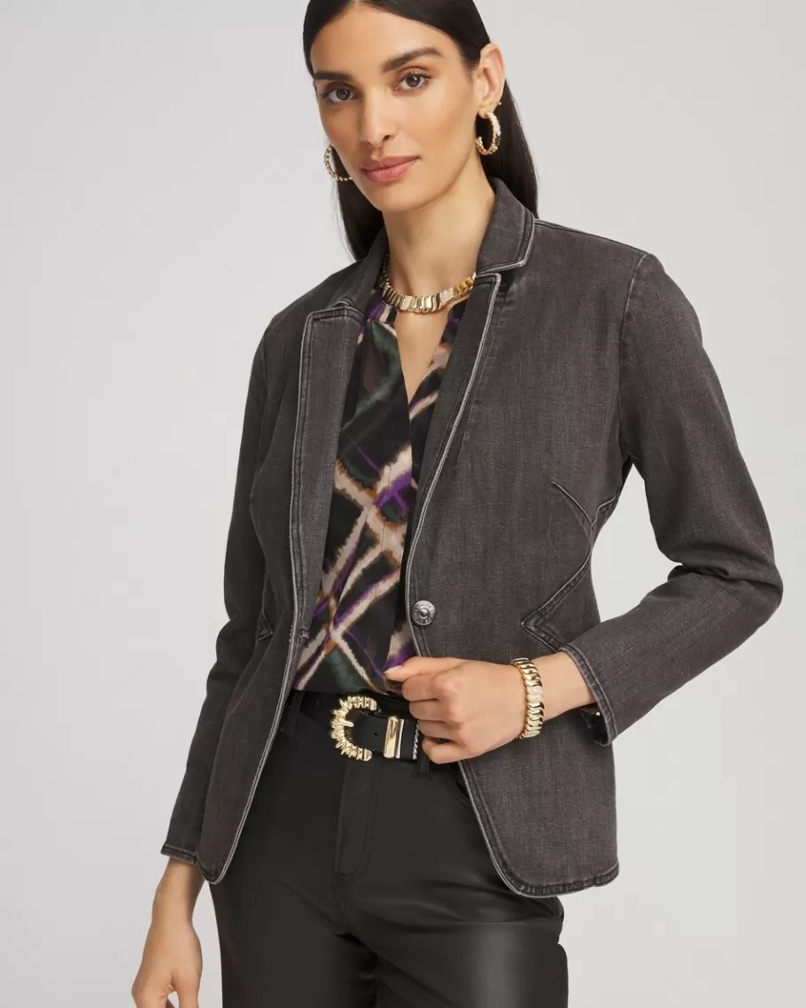 Chico's Denim Blazer