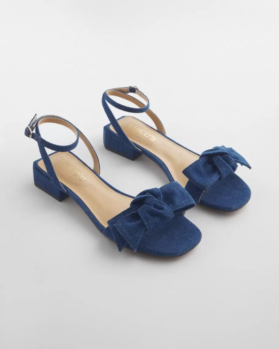 Chico's Denim Sandals