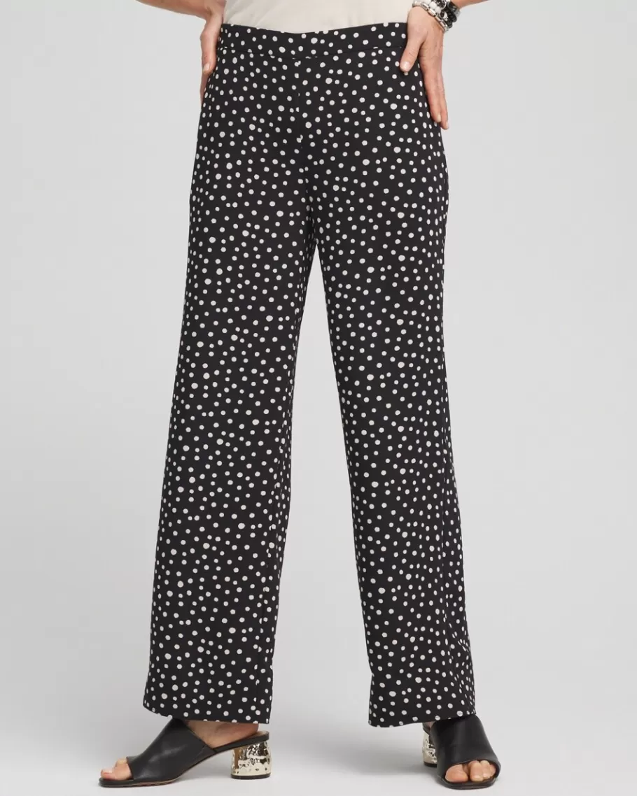 Chico's Dot Soft Cropped Pants