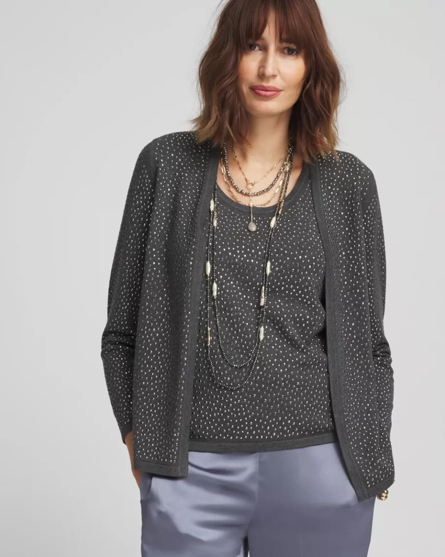 Chico's Embellished Cardigan