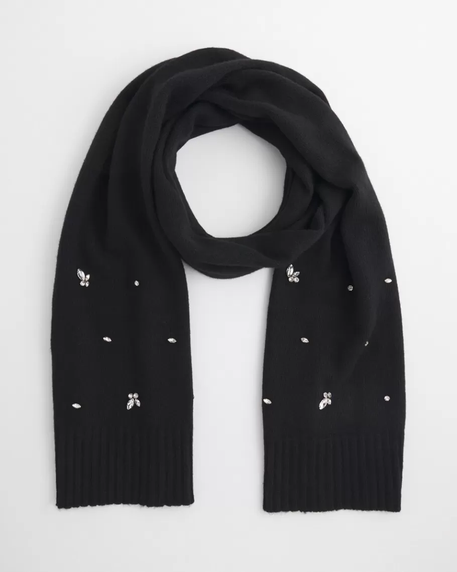 Chico's Embellished Cashmere Blend Scarf