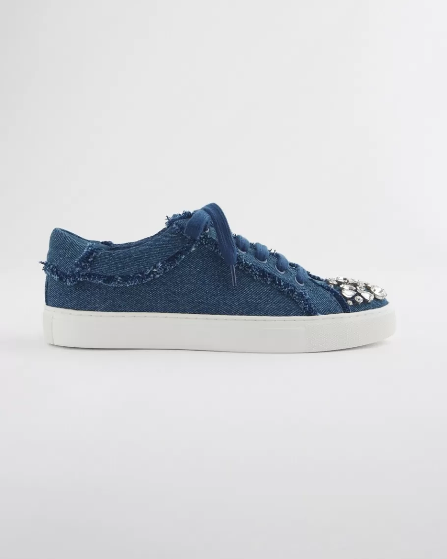 Chico's Embellished Denim Sneakers