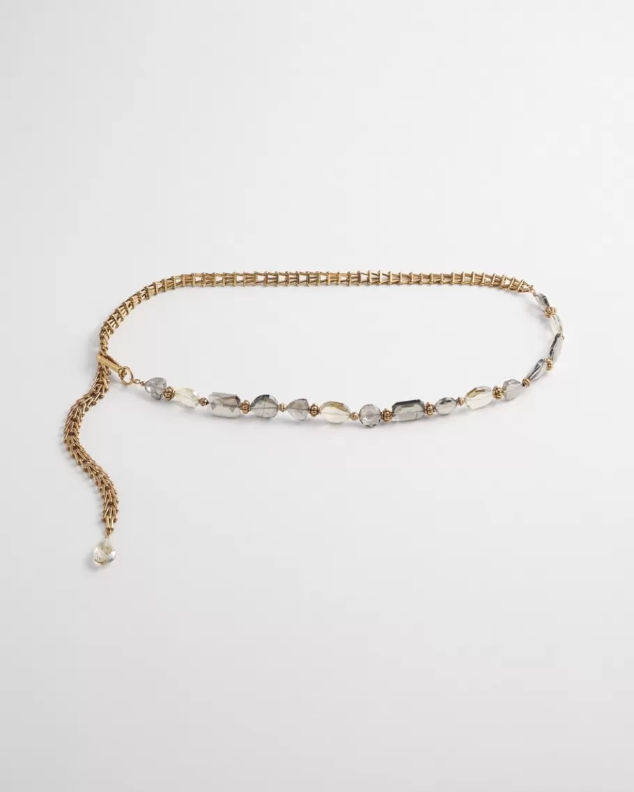 Chico's Beaded Chain Belt