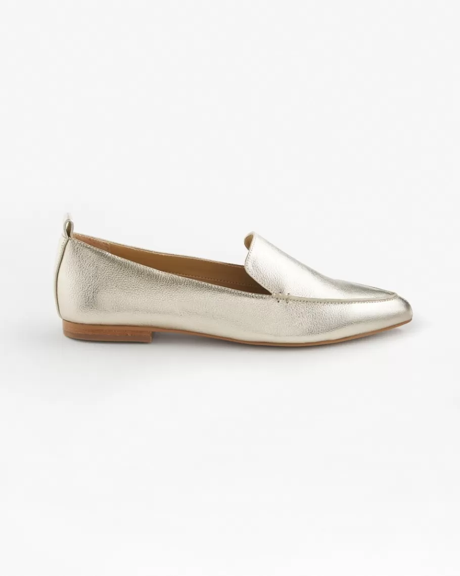 Chico's Metallic Leather Loafer