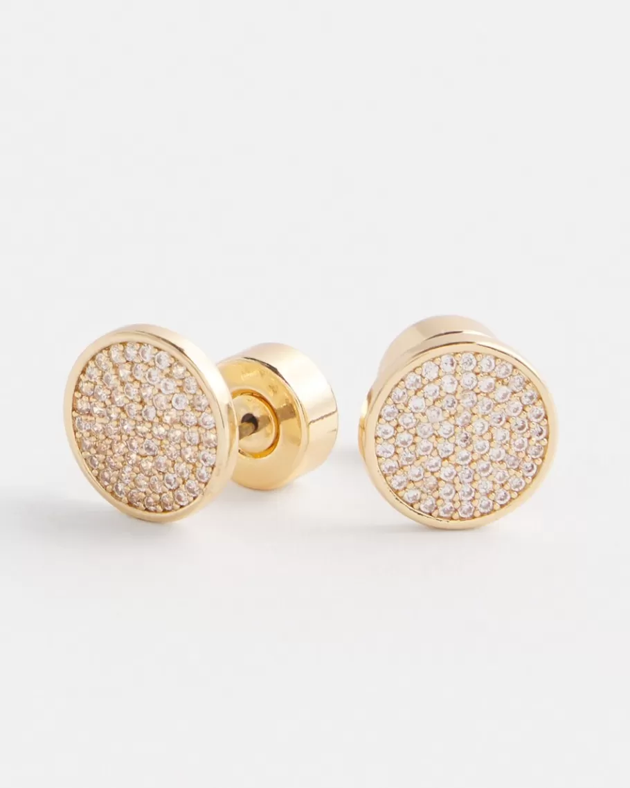 Chico's Tone Pavé Stud Earrings