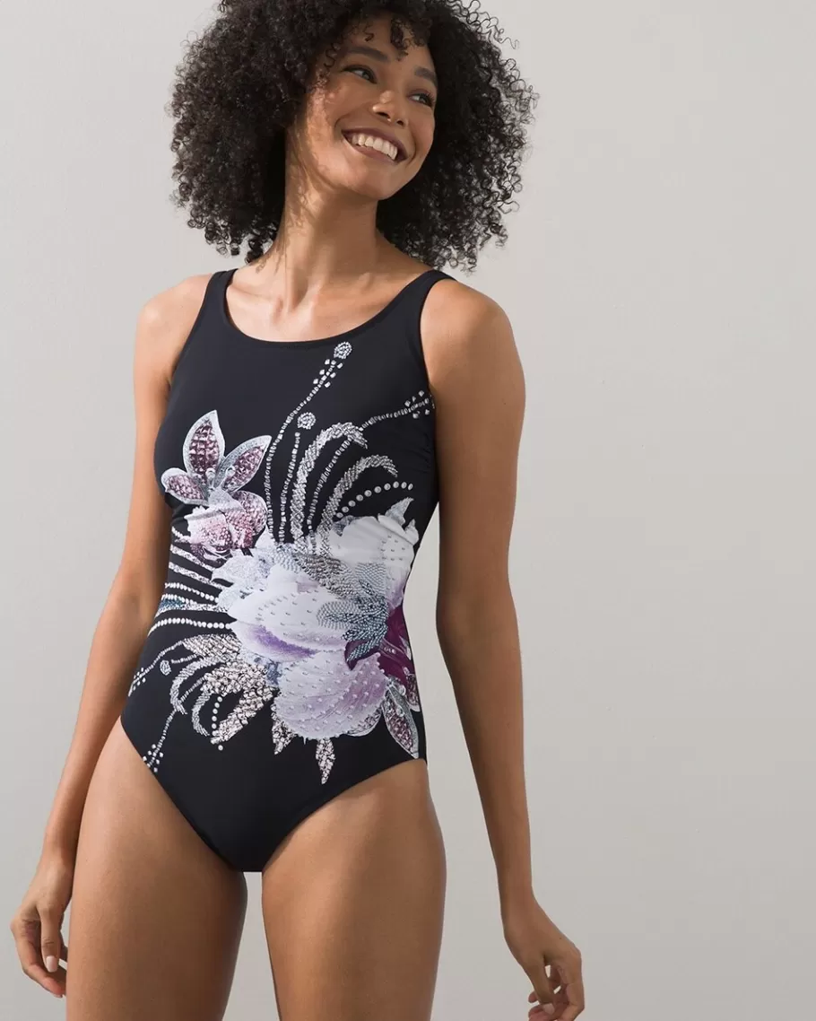 Chico's Gottex High Neck Swimsuit