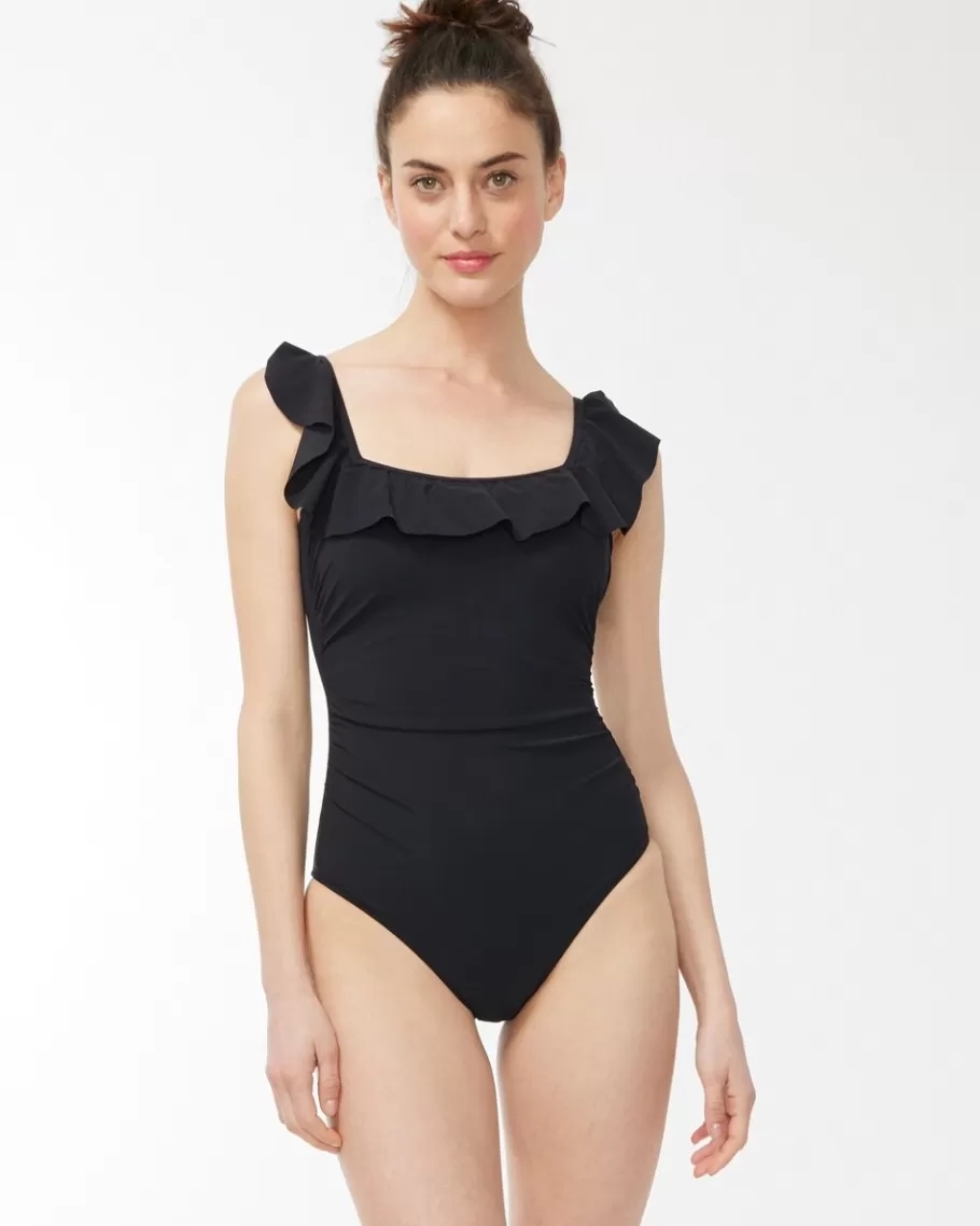 Chico's Gottex Ruffle Swimsuit