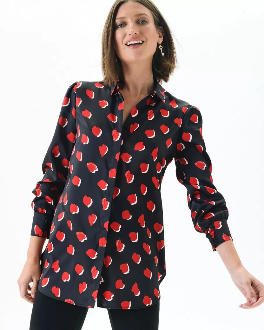 Chico's Heart Print Tunic