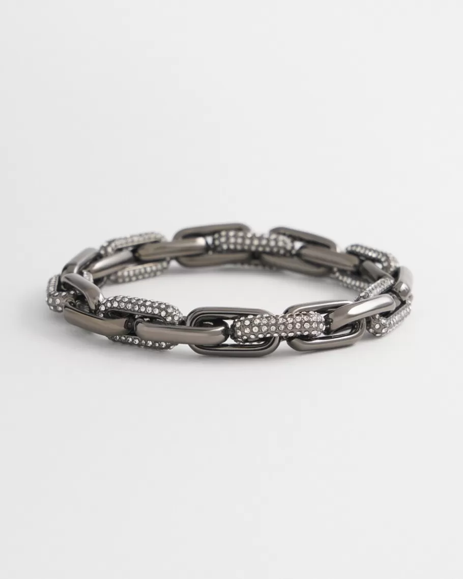 Chico's Link Pavé Stretch Bracelet