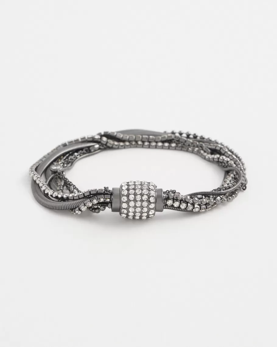 Chico's Multi Strand Pavé Bracelet