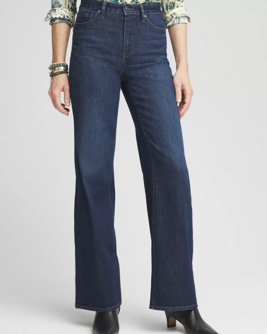 Chico's High Rise Wide Leg Jeans