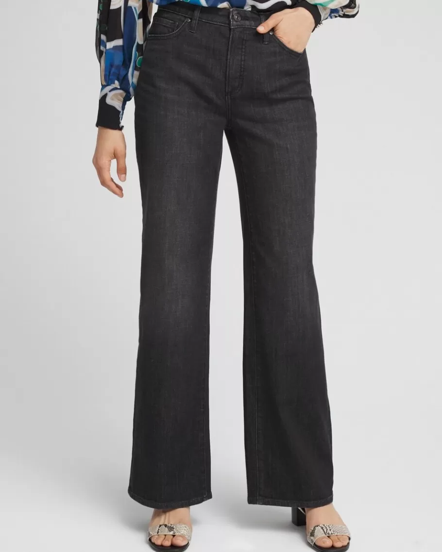 Chico's High Rise Wide Leg Jeans