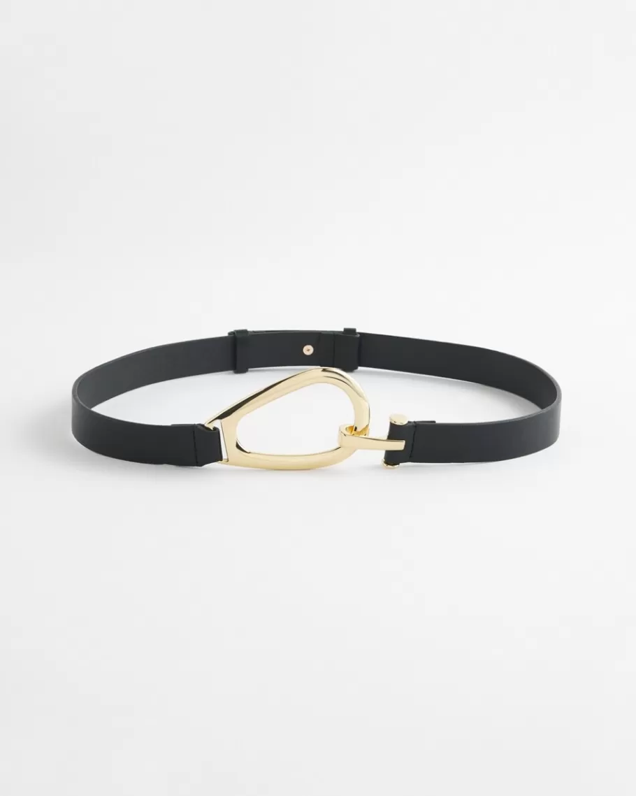 Chico's Interlock Buckle Slouch Belt