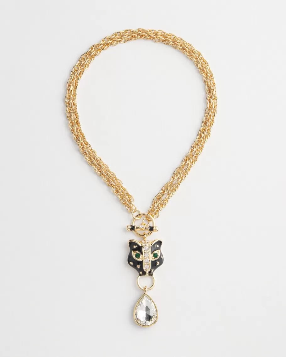 Chico's Jaguar Pendant Necklace