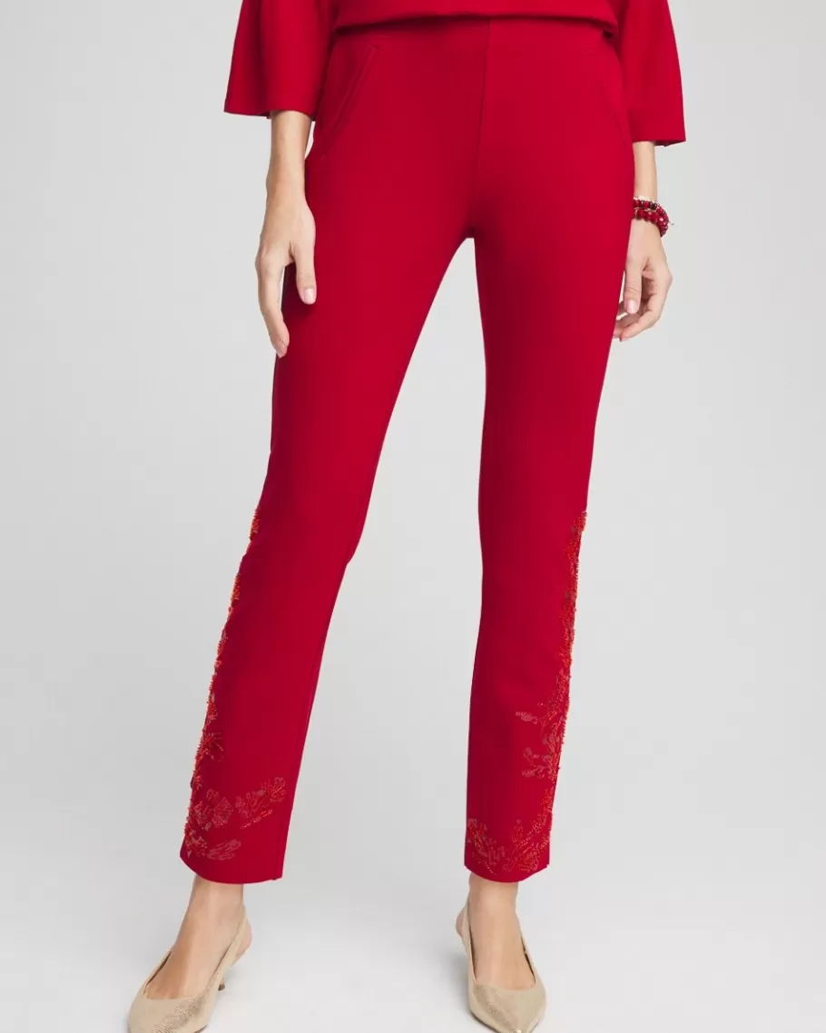 Chico's Juliet Embellished Ankle Pants