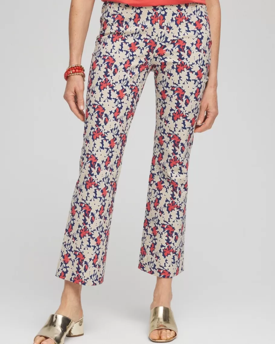 Chico's Juliet Floral Kick Flare Pants