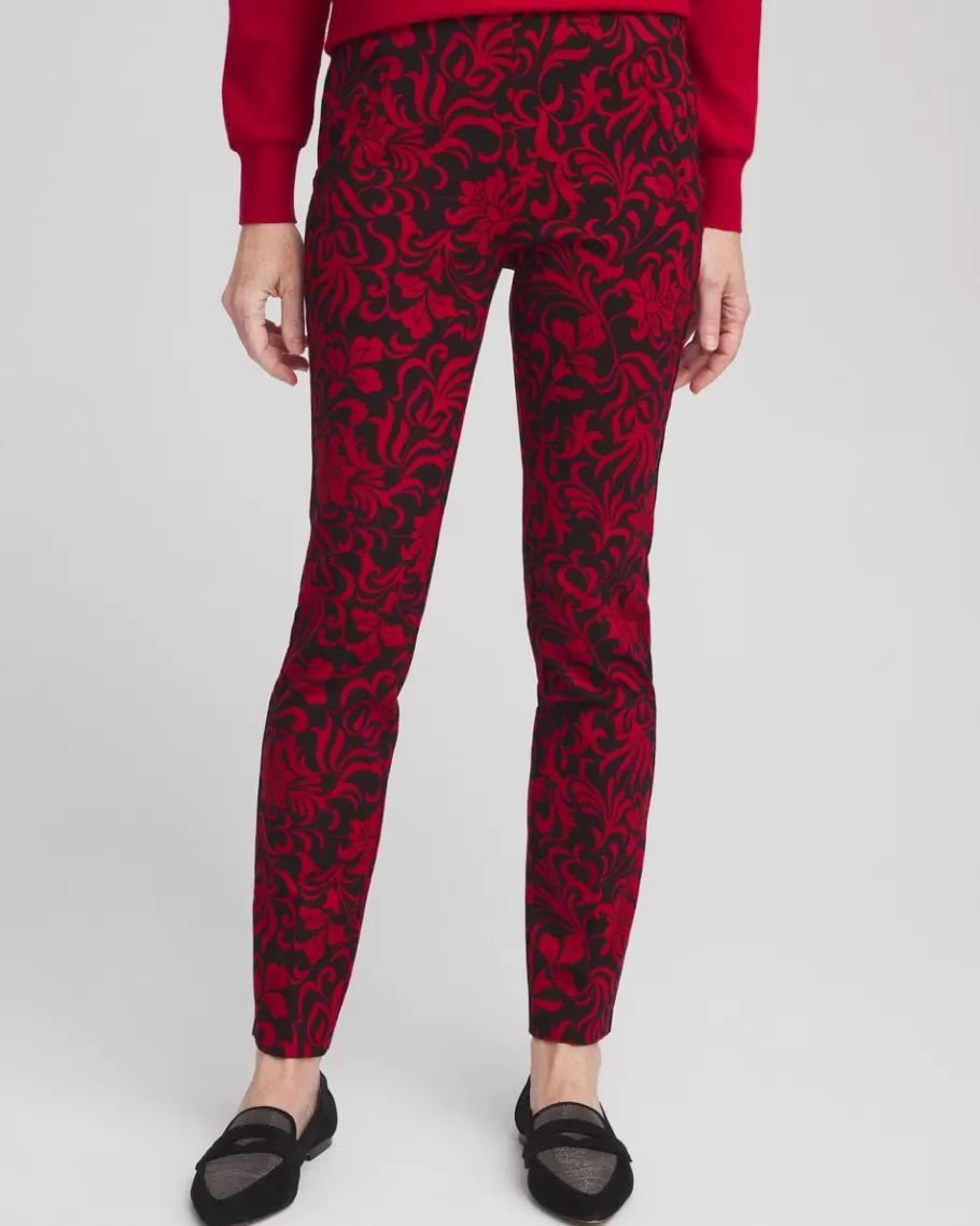 Chico's Juliet Swirl Print Ankle Pants