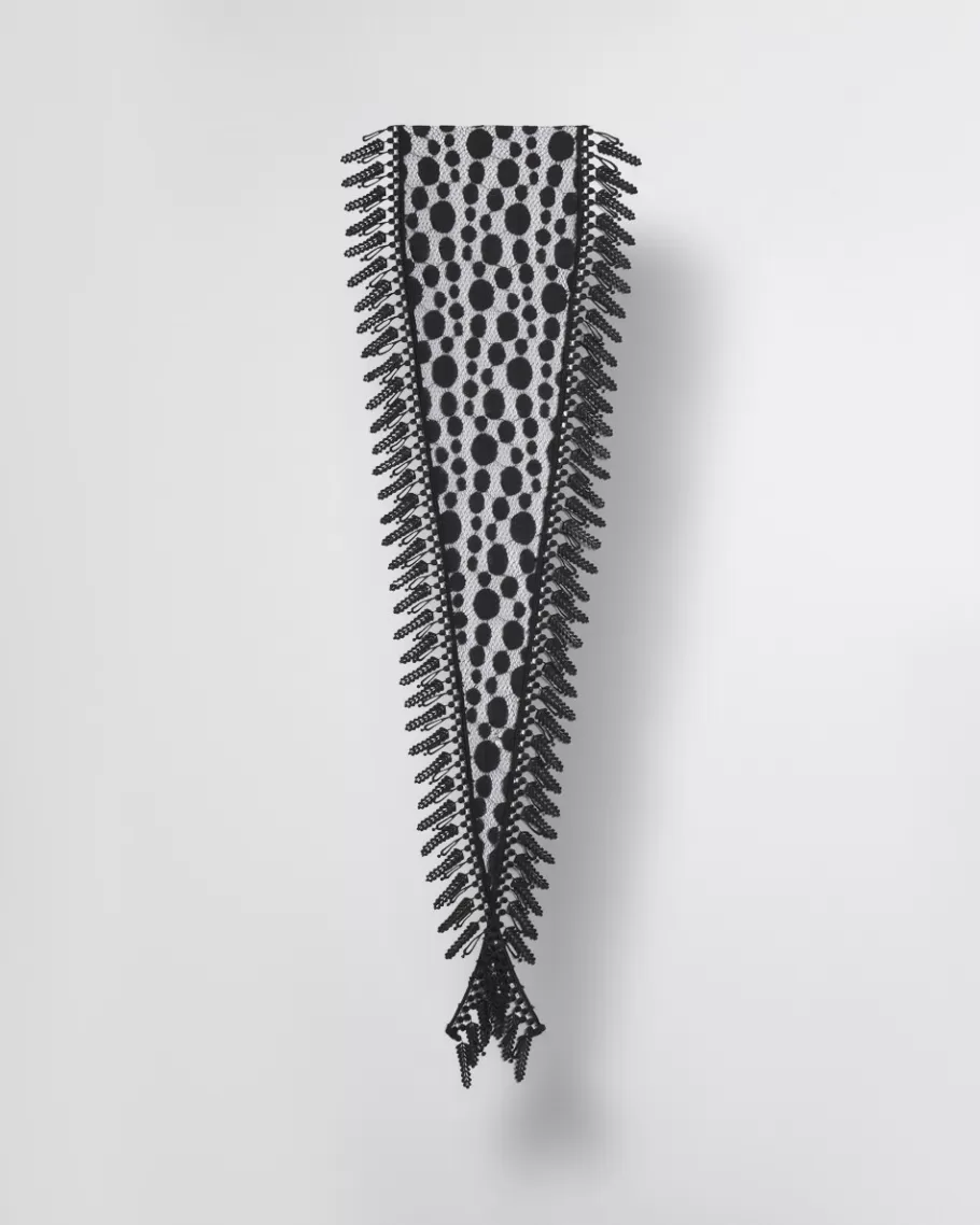 Chico's Lace Fringe Scarf