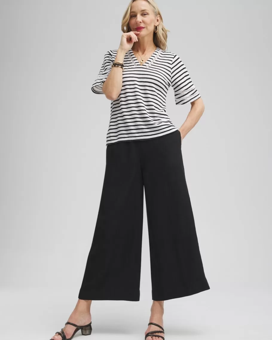 Chico's Linen Culotte Pants